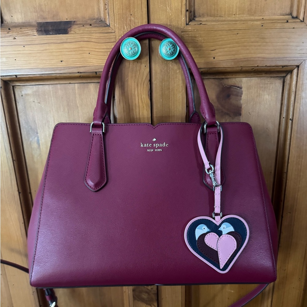 Kate Spade purple handbag with Structured Design